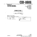 Sony CDX-U606 (serv.man4) Service Manual