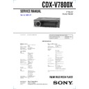 cdx-v7800x service manual