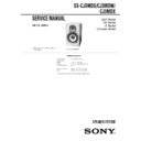 Sony CMT-J3MD, SS-CJ3MDS, SS-CJ3MDW, SS-CJ3MDX Service Manual