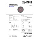 Sony CXS-2100 Service Manual