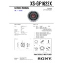 Sony CXS-2616F Service Manual