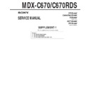 mdx-c670, mdx-c670rds (serv.man2) service manual