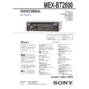mex-bt2600 service manual