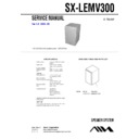Sony SX-LEMV300, XR-EMV300 Service Manual