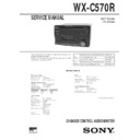 Sony WX-C570R Service Manual