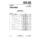 Sony XES-Z50 (serv.man5) Service Manual