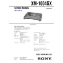 xm-1004gx service manual