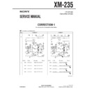 Sony XM-235 (serv.man3) Service Manual