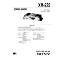 xm-235 service manual