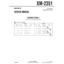 Sony XM-2351 (serv.man2) Service Manual