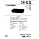 xm-4020 service manual