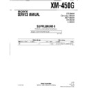 Sony XM-450G (serv.man2) Service Manual