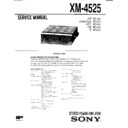 xm-4525 service manual
