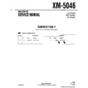 Sony XM-5046 (serv.man2) Service Manual