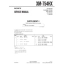 Sony XM-754HX (serv.man2) Service Manual