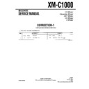 Sony XM-C1000 (serv.man2) Service Manual