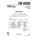 Sony XM-C6000 (serv.man2) Service Manual