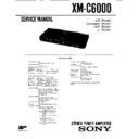 xm-c6000 service manual
