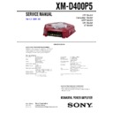 xm-d400p5 service manual