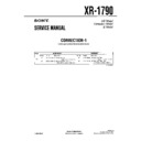 Sony XR-1790 (serv.man4) Service Manual