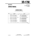Sony XR-1790 (serv.man7) Service Manual