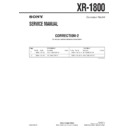 Sony XR-1800 (serv.man3) Service Manual