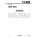 Sony XR-1890 (serv.man5) Service Manual