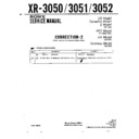 Sony XR-3050, XR-3051, XR-3052 (serv.man4) Service Manual