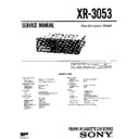 xr-3053 service manual