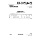 Sony XR-3320, XR-4420 (serv.man2) Service Manual