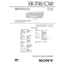 xr-3740, xr-c340 service manual