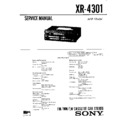 xr-4301 service manual
