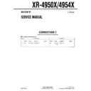 Sony XR-4950X, XR-4954X (serv.man2) Service Manual