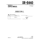 Sony XR-6440 Service Manual