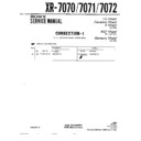 Sony XR-7070, XR-7071, XR-7072 (serv.man3) Service Manual