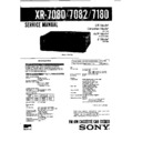 Sony XR-7080, XR-7082, XR-7180 (serv.man2) Service Manual