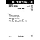Sony XR-7080, XR-7082, XR-7180 (serv.man3) Service Manual