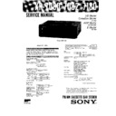 Sony XR-7080, XR-7082, XR-7180 Service Manual