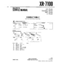 Sony XR-7100 Service Manual