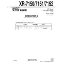 Sony XR-7150, XR-7151, XR-7152 Service Manual