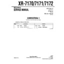 Sony XR-7170, XR-7171, XR-7172 (serv.man2) Service Manual