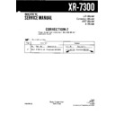 Sony XR-7300 (serv.man3) Service Manual