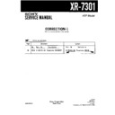 Sony XR-7301 (serv.man2) Service Manual