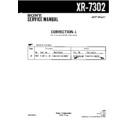 Sony XR-7302 (serv.man2) Service Manual