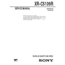 Sony XR-C5109R Service Manual