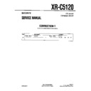 Sony XR-C5120 (serv.man2) Service Manual