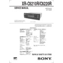 Sony XR-C6210R, XR-C6220R Service Manual