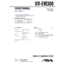 Sony XR-EM300 Service Manual