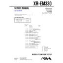 Sony XR-EM330 Service Manual