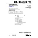 xr-fa660, xr-fa770 service manual